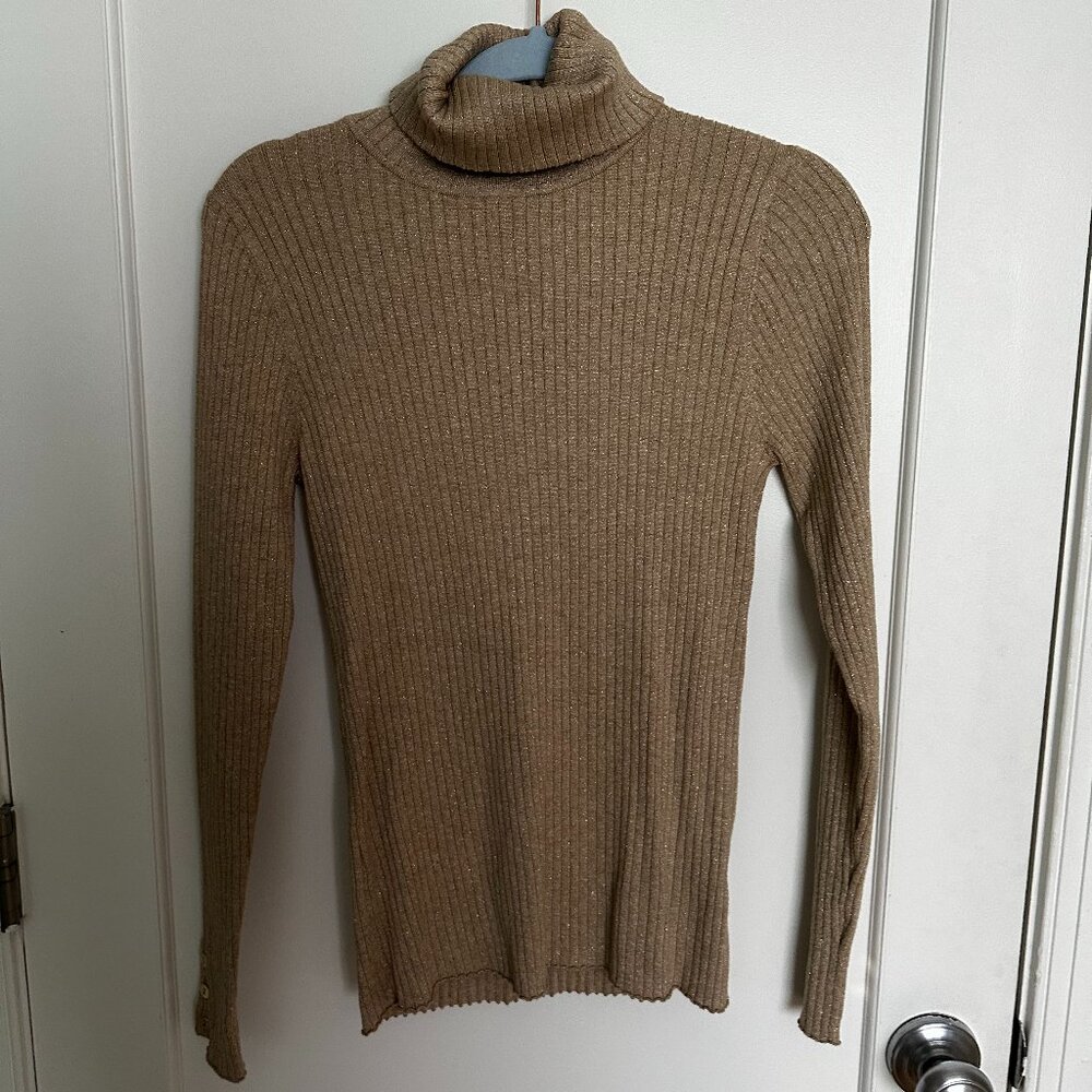 NWT - J. McLaughlin Ribbed Arlette Turtleneck Sweater/ size: large
